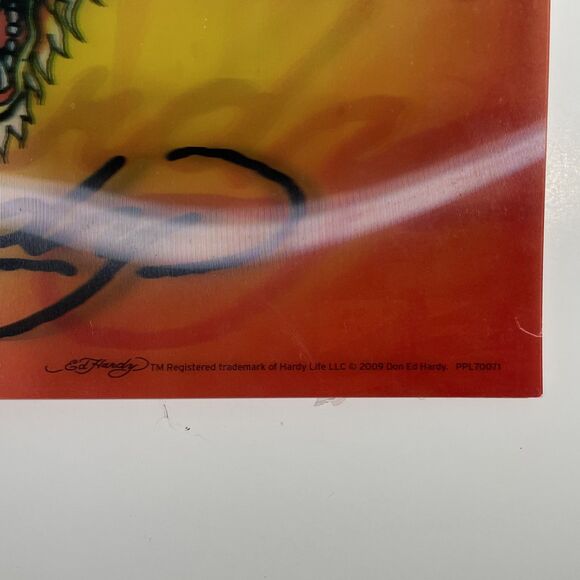 Ed Hardy Love Kills Slowly Lenticular Vintage Original Poster 2009 RARE - Picture 4 of 5